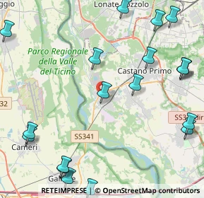 Mappa Via Gabriele D'Annunzio, 20029 Turbigo MI, Italia (5.994)