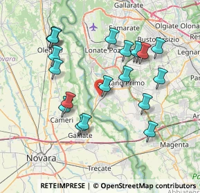 Mappa Via Gabriele D'Annunzio, 20029 Turbigo MI, Italia (7.6135)