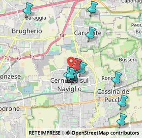 Mappa Via Cadore, 20063 Cernusco sul Naviglio MI, Italia (1.91)