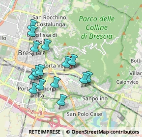 Mappa Via Ronchi San Francesco da Paola, 25123 Brescia BS, Italia (1.85)