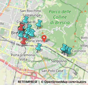 Mappa Via Ronchi San Francesco da Paola, 25123 Brescia BS, Italia (1.918)