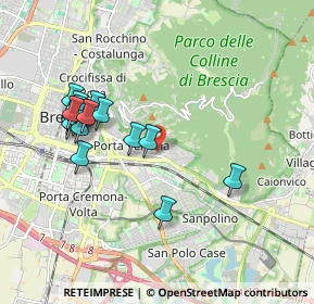 Mappa Via Ronchi San Francesco da Paola, 25123 Brescia BS, Italia (1.934)