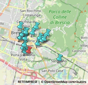 Mappa Via Ronchi San Francesco da Paola, 25123 Brescia BS, Italia (1.5535)