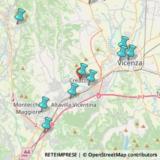 Mappa Piazzetta S. Marco, 36051 Creazzo VI, Italia (5.20182)