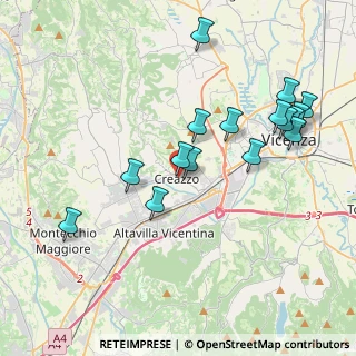 Mappa Piazzetta S. Marco, 36051 Creazzo VI, Italia (4.07188)