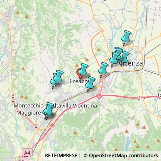 Mappa Piazzetta S. Marco, 36051 Creazzo VI, Italia (3.71615)