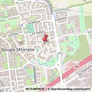 Mappa Via Cavour, 32, 20019 Novate Milanese, Milano (Lombardia)