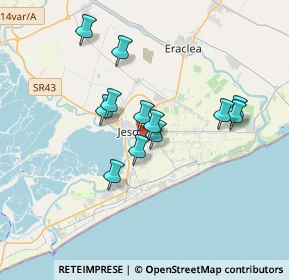 Mappa Via Carlo Goldoni, 30016 Jesolo VE, Italia (2.87833)