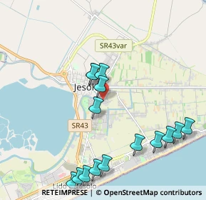 Mappa Via Carlo Goldoni, 30016 Jesolo VE, Italia (2.298)