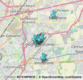 Mappa Via Fratelli Perego, 20093 Cologno Monzese MI, Italia (0.95833)