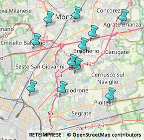 Mappa Via Fratelli Perego, 20093 Cologno Monzese MI, Italia (3.86)