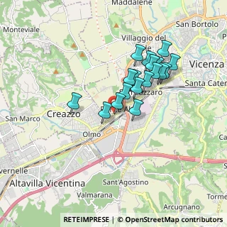 Mappa Via Oreficeria, 36100 Vicenza VI, Italia (1.47)