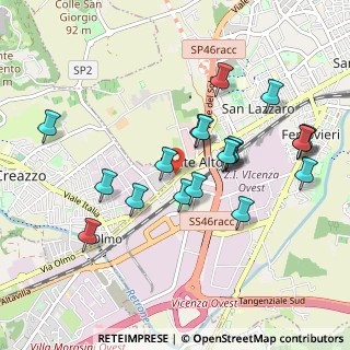 Mappa Via Oreficeria, 36100 Vicenza VI, Italia (0.9375)