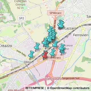 Mappa Via Oreficeria, 36100 Vicenza VI, Italia (0.566)