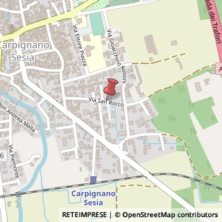 Mappa Via s. rocco 21, 28064 Carpignano Sesia, Novara (Piemonte)