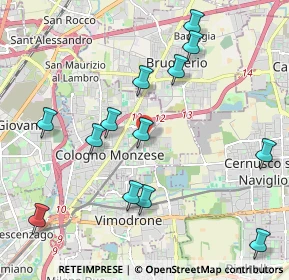 Mappa Cologno Monzese, 20093 Cologno Monzese MI, Italia (2.24308)