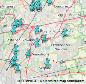 Mappa Cologno Monzese, 20093 Cologno Monzese MI, Italia (5.163)