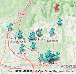 Mappa Via Vittorio Veneto, 37024 Negrar di Valpolicella VR, Italia (8.862)