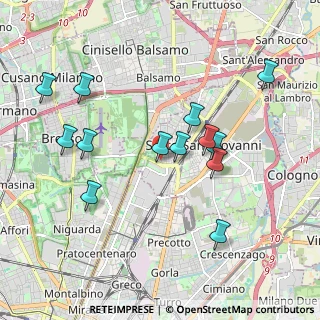 Mappa Via Carlo Meroni, 20099 Sesto San Giovanni MI, Italia (1.92154)