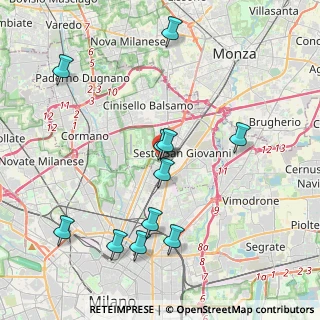 Mappa Via Carlo Meroni, 20099 Sesto San Giovanni MI, Italia (4.26545)