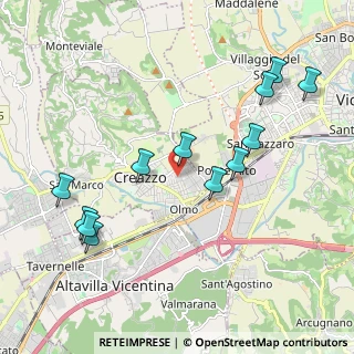 Mappa Via Ferrarin, 36051 Creazzo VI, Italia (2.17)