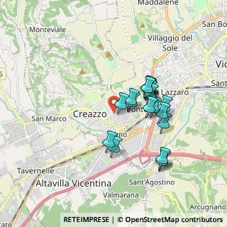 Mappa Via Ferrarin, 36051 Creazzo VI, Italia (1.5085)