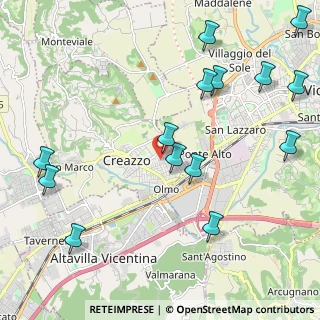 Mappa Via Ferrarin, 36051 Creazzo VI, Italia (2.62714)