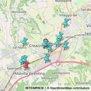 Mappa Via Ferrarin, 36051 Creazzo VI, Italia (1.7125)