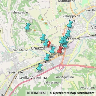 Mappa Via Ferrarin, 36051 Creazzo VI, Italia (1.4375)
