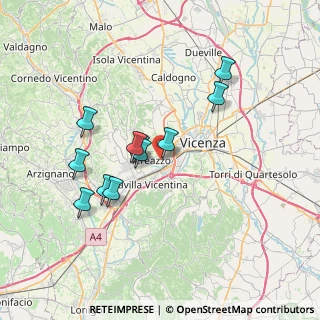 Mappa Via Ferrarin, 36051 Creazzo VI, Italia (6.46727)