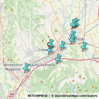 Mappa Via Ferrarin, 36051 Creazzo VI, Italia (3.76364)
