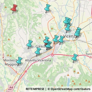 Mappa Via Ferrarin, 36051 Creazzo VI, Italia (4.0975)
