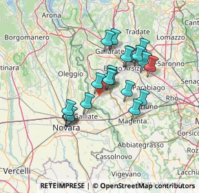 Mappa Piazza degli Artigiani, 20029 Turbigo MI, Italia (11.0355)