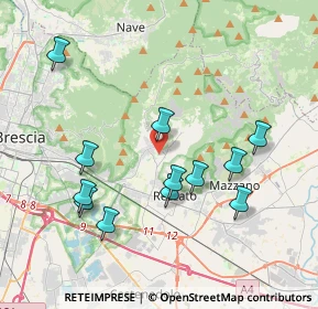 Mappa Via Longhetta, 25082 Botticino BS, Italia (3.88083)