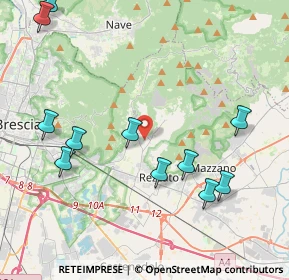 Mappa Via Longhetta, 25082 Botticino BS, Italia (4.78818)