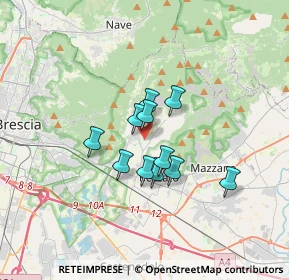 Mappa Via Longhetta, 25082 Botticino BS, Italia (2.30727)