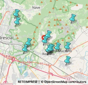 Mappa Via Longhetta, 25082 Botticino BS, Italia (3.435)