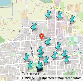 Mappa Via Asiago, 20063 Cernusco sul Naviglio MI, Italia (0.597)
