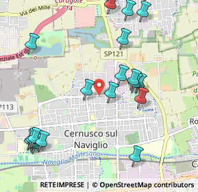 Mappa Via Asiago, 20063 Cernusco sul Naviglio MI, Italia (1.233)