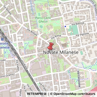 Mappa Via XXV Aprile, 2, 20026 Novate Milanese, Milano (Lombardia)