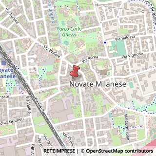 Mappa Via della Repubblica, 44, 20026 Novate Milanese, Milano (Lombardia)