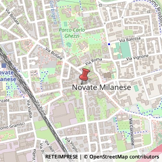 Mappa Via della Repubblica, 30, 20026 Novate Milanese, Milano (Lombardia)