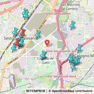 Mappa Via Savona, 20099 Sesto San Giovanni MI, Italia (1.3125)