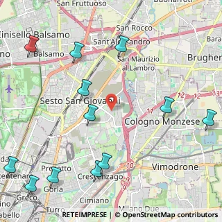 Mappa Via Savona, 20099 Sesto San Giovanni MI, Italia (2.89833)