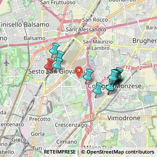 Mappa Via Savona, 20099 Sesto San Giovanni MI, Italia (1.71412)