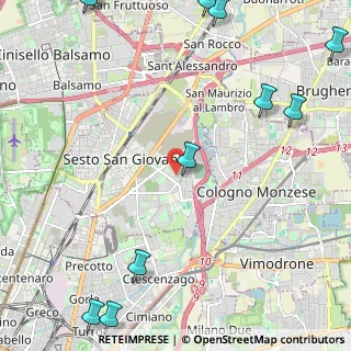 Mappa Via Savona, 20099 Sesto San Giovanni MI, Italia (3.50545)