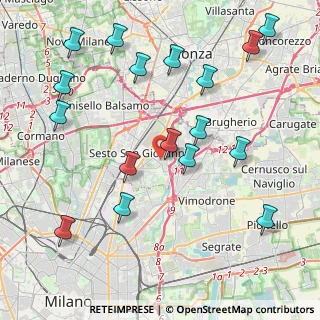 Mappa Via Savona, 20099 Sesto San Giovanni MI, Italia (4.80353)