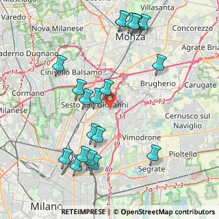 Mappa Via Savona, 20099 Sesto San Giovanni MI, Italia (4.614)