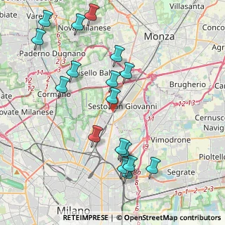 Mappa Via Morganti L., 20099 Sesto San Giovanni MI, Italia (4.51529)