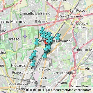 Mappa Via Morganti L., 20099 Sesto San Giovanni MI, Italia (0.91059)